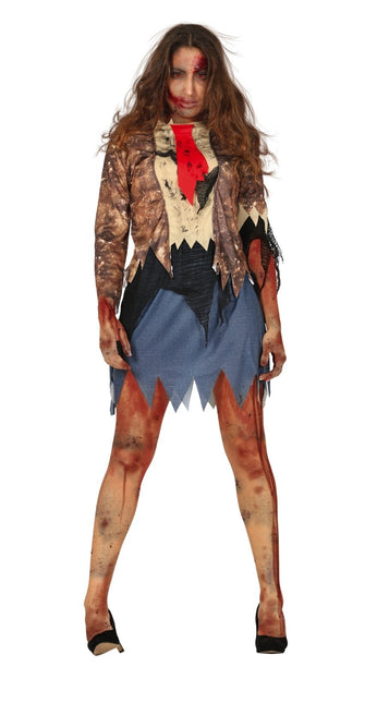 Zombie Halloween Kostüm Damen L