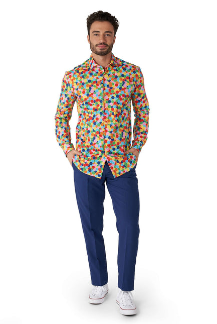 Party Konfetti Shirt Männer OppoSuits