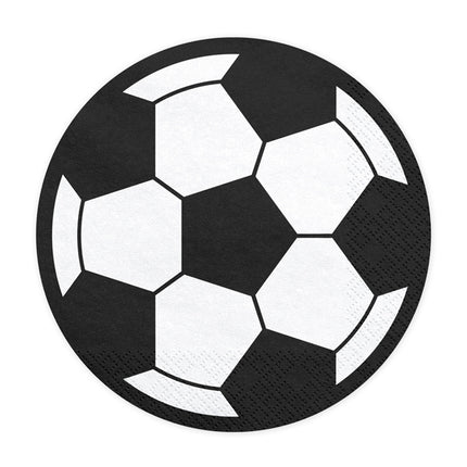 Servietten Fußball 13,5cm 20Stk