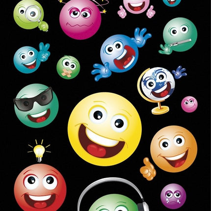 Emojis Aufkleber Farbig