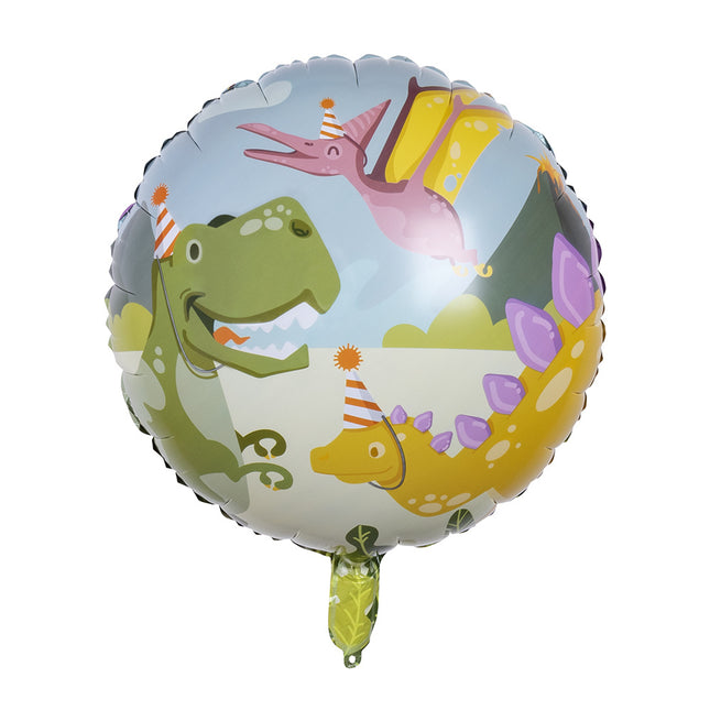 Dino Helium Ballon 45cm leer