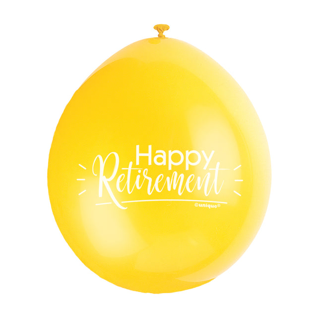 Ballons Happy Retirement 28cm 10Stk