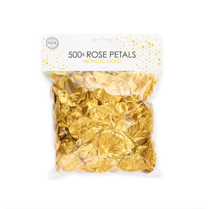 Goldene Rosenblüten Metallic 500Stk