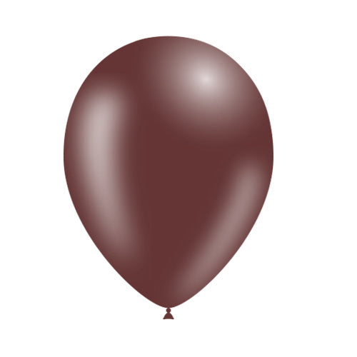 Schokoladenbraune Ballons 25cm 50Stk