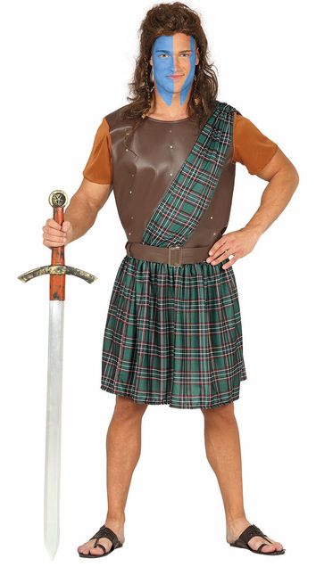 Schottische Kriegerin Kostüm