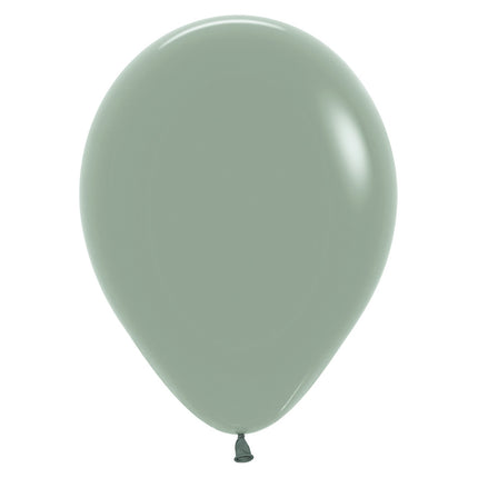 Ballons Pastell Dämmerung Lorbeer Grün 23cm 50Stk.