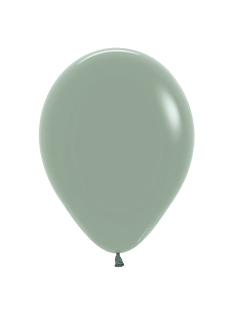 Ballons Pastell Dämmerung Lorbeer Grün 23cm 50Stk.