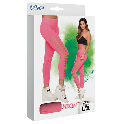 Neon-Pink-Leggings L-XL