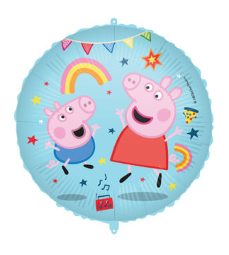 Heliumballon Peppa Pig Leer 46cm