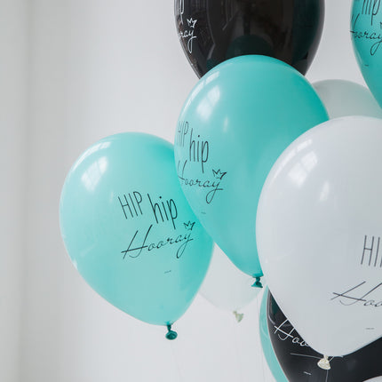 Hip Hip Hooray Ballons 30cm 12 Stk.