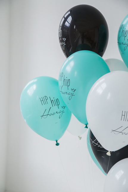 Hip Hip Hooray Ballons 30cm 12 Stk.