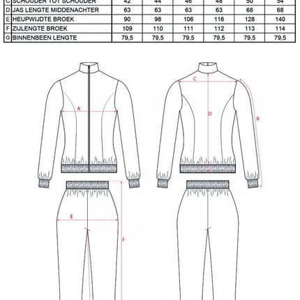 Trainingsanzug 80`S Zebra Damen