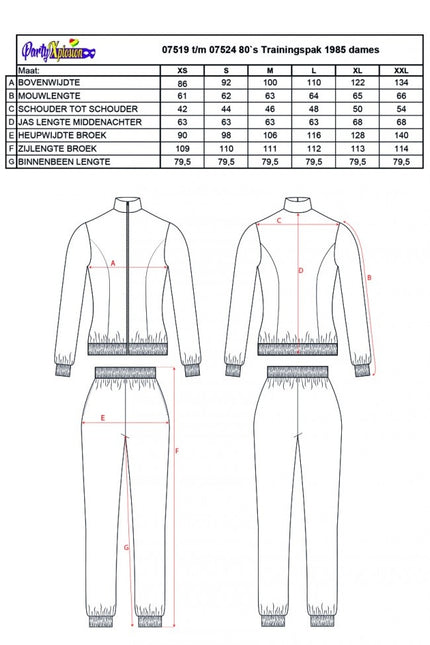 Trainingsanzug 80`S Zebra Damen