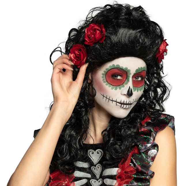 Halloween Perücke Catrina