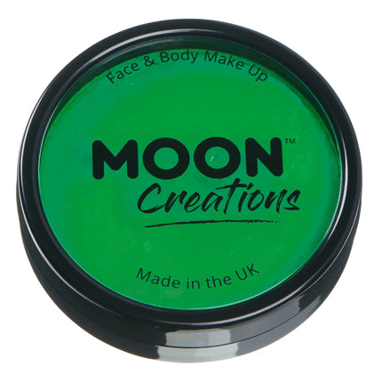 Moon Creations Pro Face Paint Kuchentöpfe Hellgrün 36g