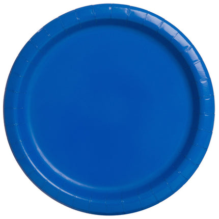 Blaue Teller rund 17,5cm 8Stk