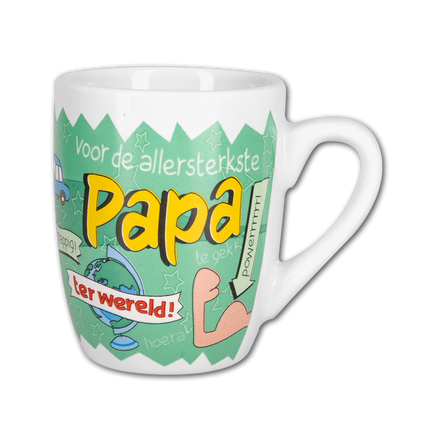 Grüne Tasse Papa