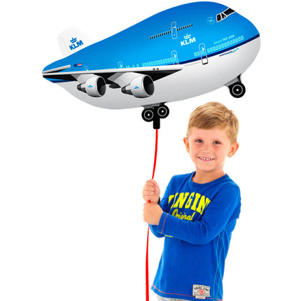 Heliumballon Klm Airplane 95cm leer