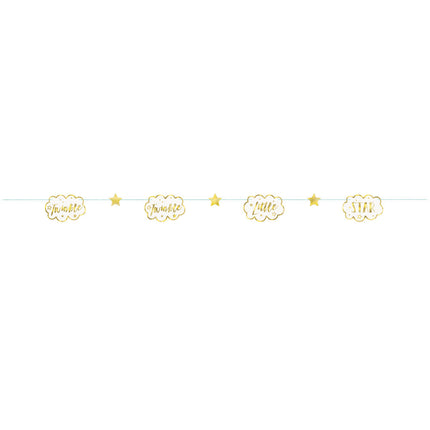 Twinkle Twinkle Little Star Girlande Gold 2,13m