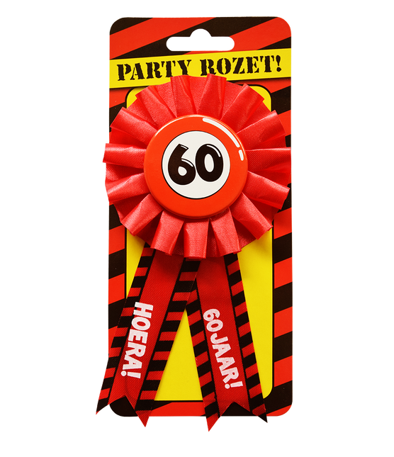 Rosette Hooray 60 Jahre Hooray