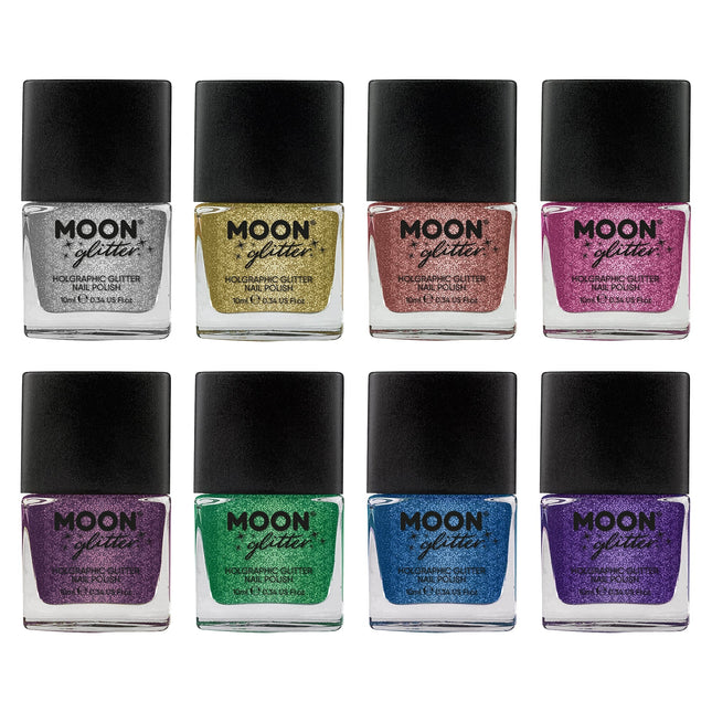 Moon Glitter Holographic Nagellack Grün 14ml