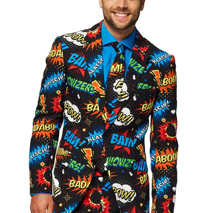 Comic Badaboom Anzug Männer OppoSuits