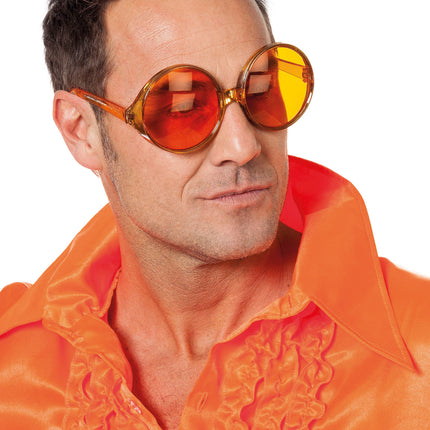 Orange Brille 70er Jahre