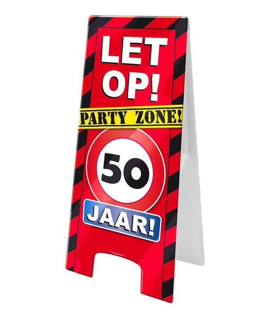 Warnschild 50 Jahre 62,5cm