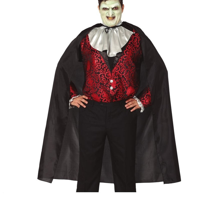 Halloween Cape Schwarz 130cm