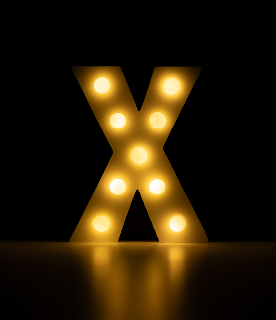 X Light Letter 16.5cm