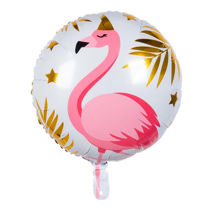 Flamingo Helium Ballon Doppelseitig 45cm