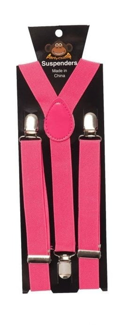 Hosenträger Neon Pink