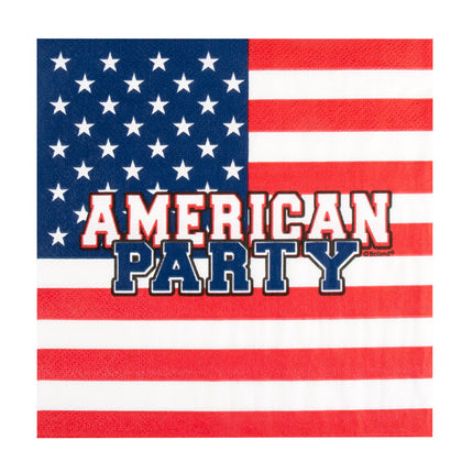 Servietten Amerikanisches Partypapier 33cm