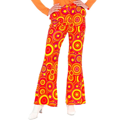 Disco 70S Hose Orange Ladies Bubbles