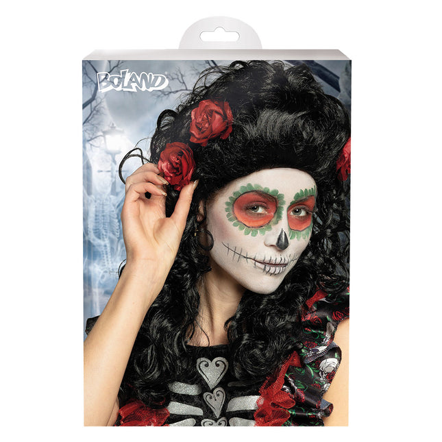 Halloween Perücke Catrina