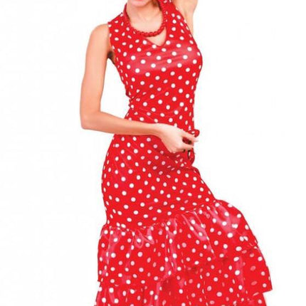 Flamenco Spanisches Kleid Rot