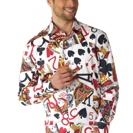 Casino Spielkarten Shirt Männer OppoSuits