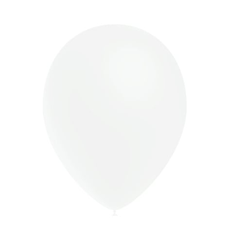 Weiße Luftballons 25cm 50Stück