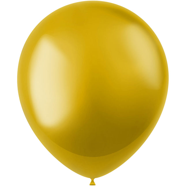 Gold Ballons Metallic Stardust Gold 33cm 100Stk