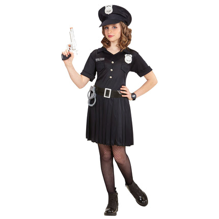 Polizei Kleid Schwarzes Mädchen