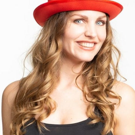 Roter High Hat Satin