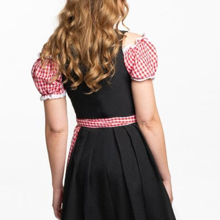 Dirndlkleid Oktoberfest Kariert Rot