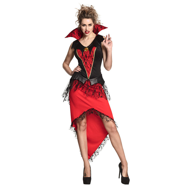 Halloween Vampir Kostüm Rot Damen