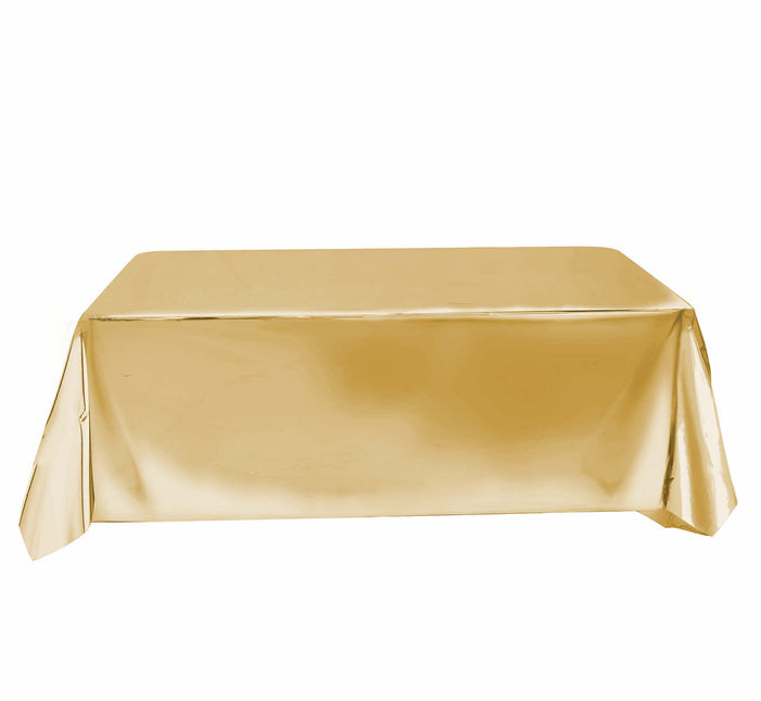 Goldene Tischdecke Metallic 2.74m