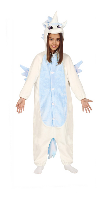 Einhorn Onesie Blau Kind