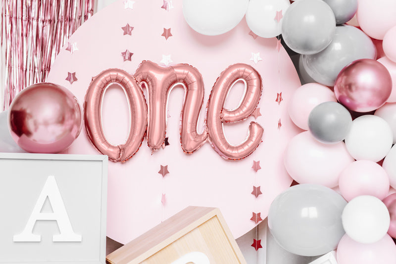 Buchstaben-Ballon-Set Eine Rose Gold Leer 66cm