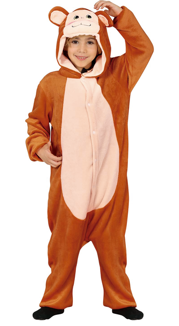 Monkey Onesie Kind Braun