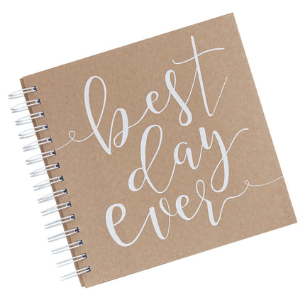 Gästebuch Best Day Ever 21cm