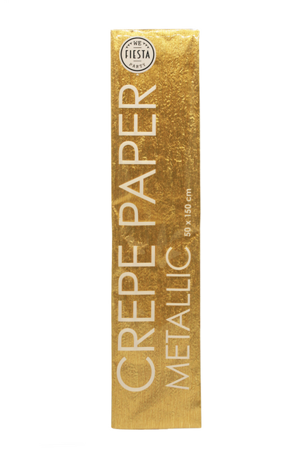 Krepppapier Metallic Gold 50cm 1,5m