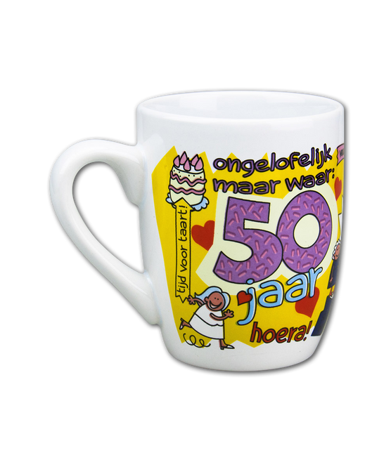 Becher 50 Jahre Frau 12cm